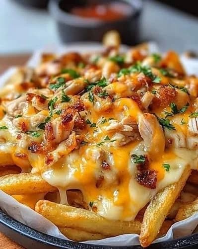 Loaded Chicken & Cheese Fries